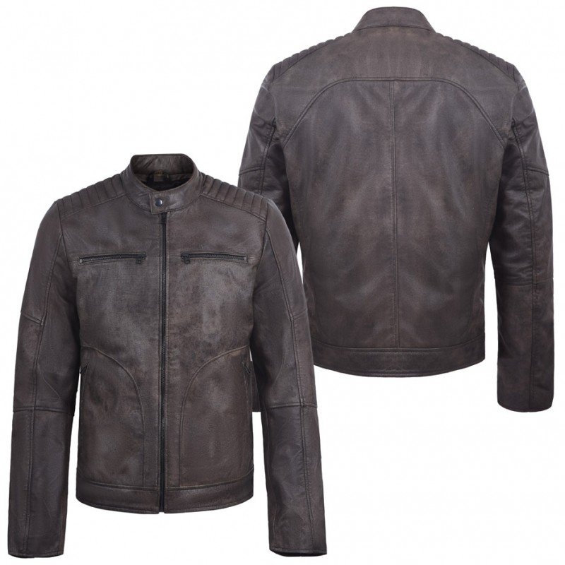 MEN LEATHER JACKET