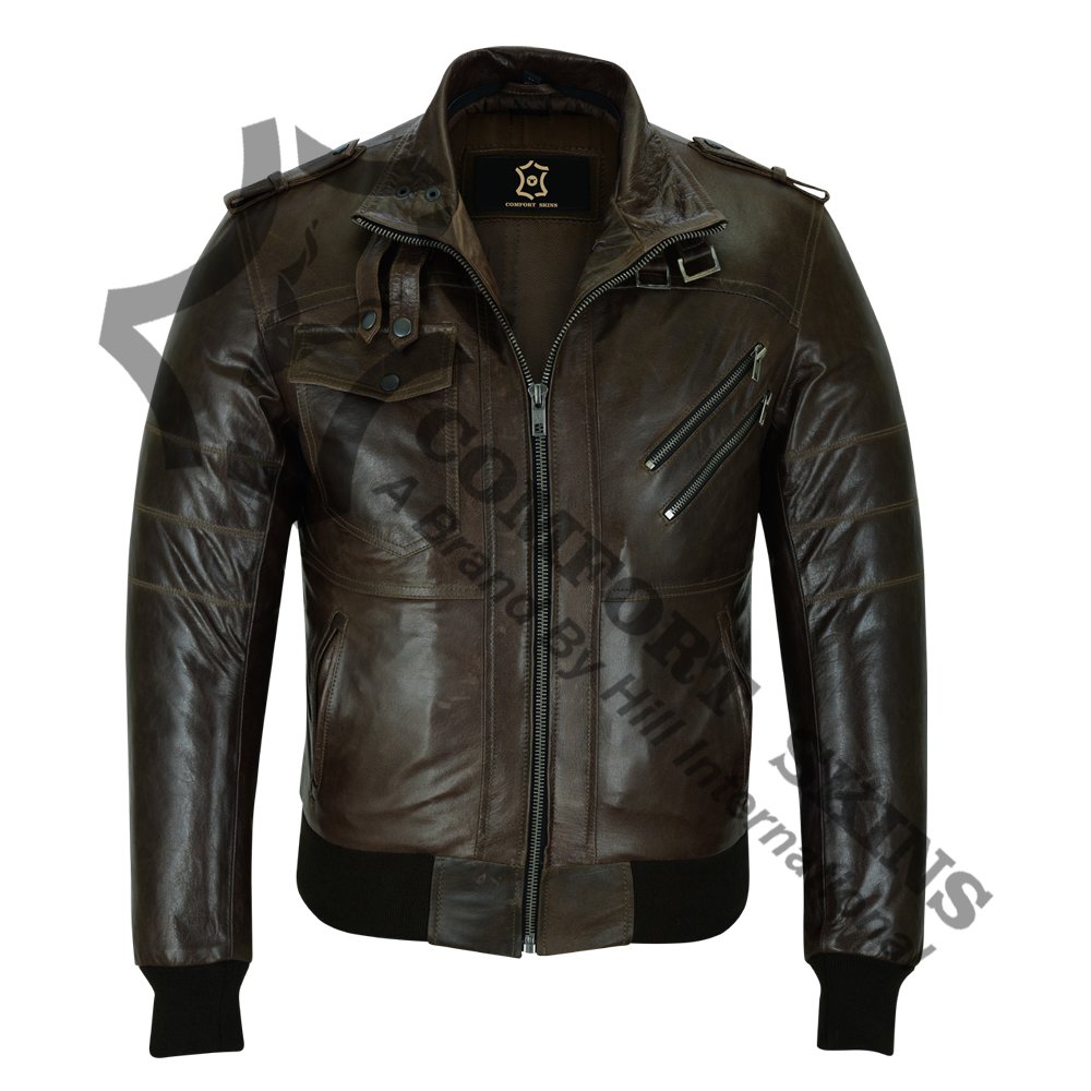 MEN LEATHER JACKET