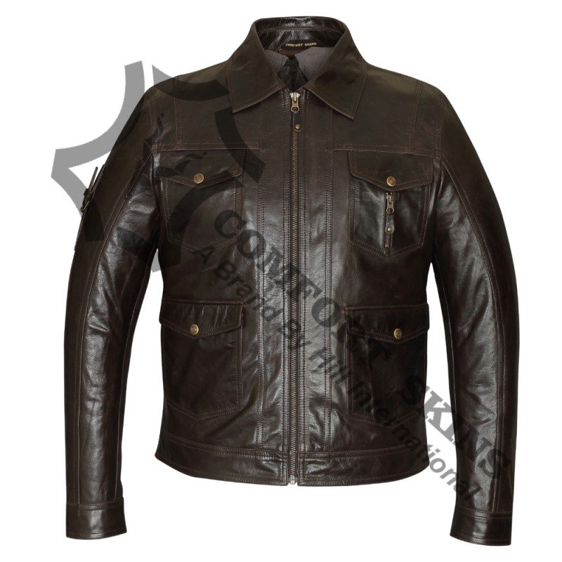 MEN LEATHER JACKET