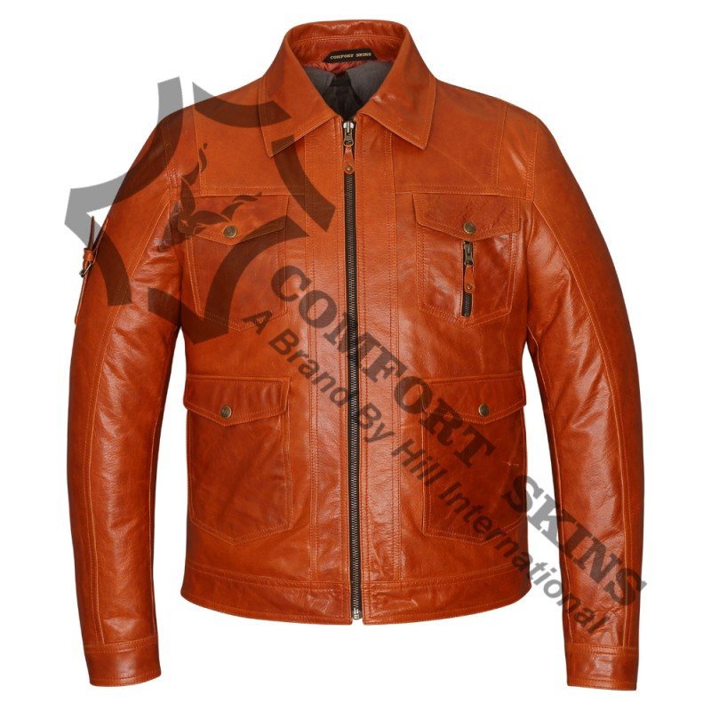 MEN LEATHER JACKET