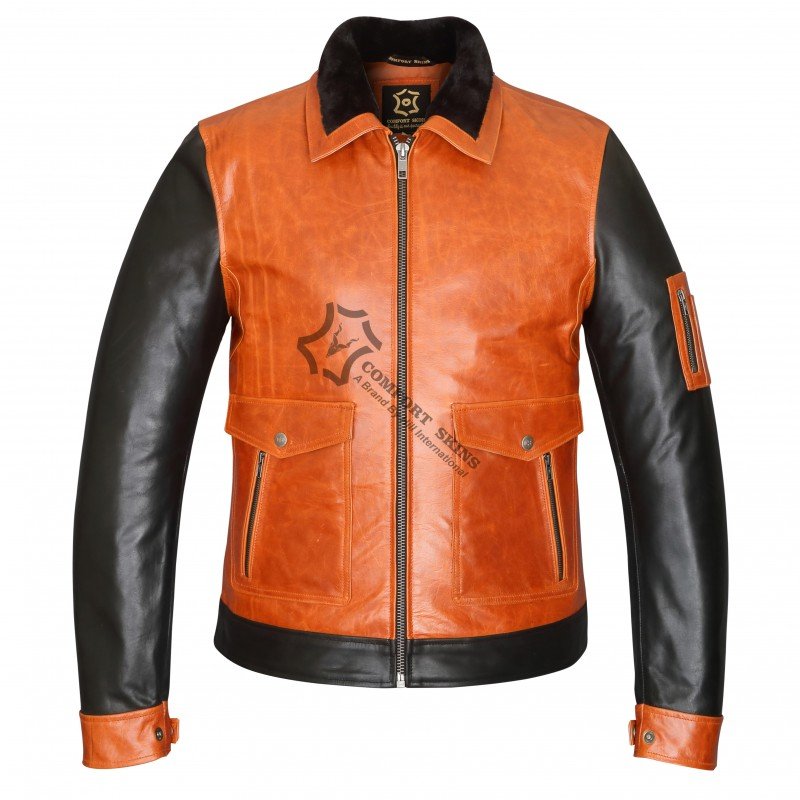 MEN LEATHER JACKET