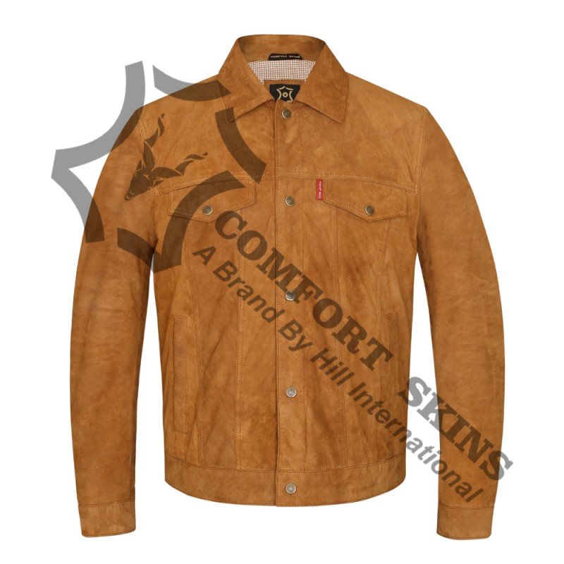 MEN SUEDE LEATHER JACKET