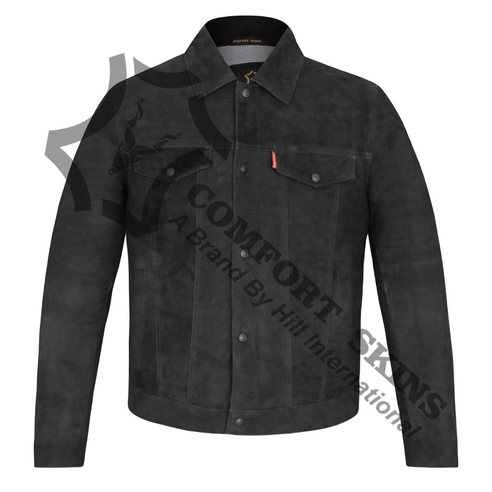 MEN SUEDE LEATHER JACKET