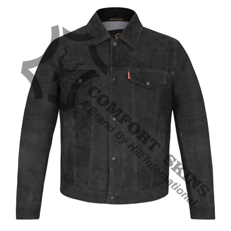 MEN SUEDE LEATHER JACKET